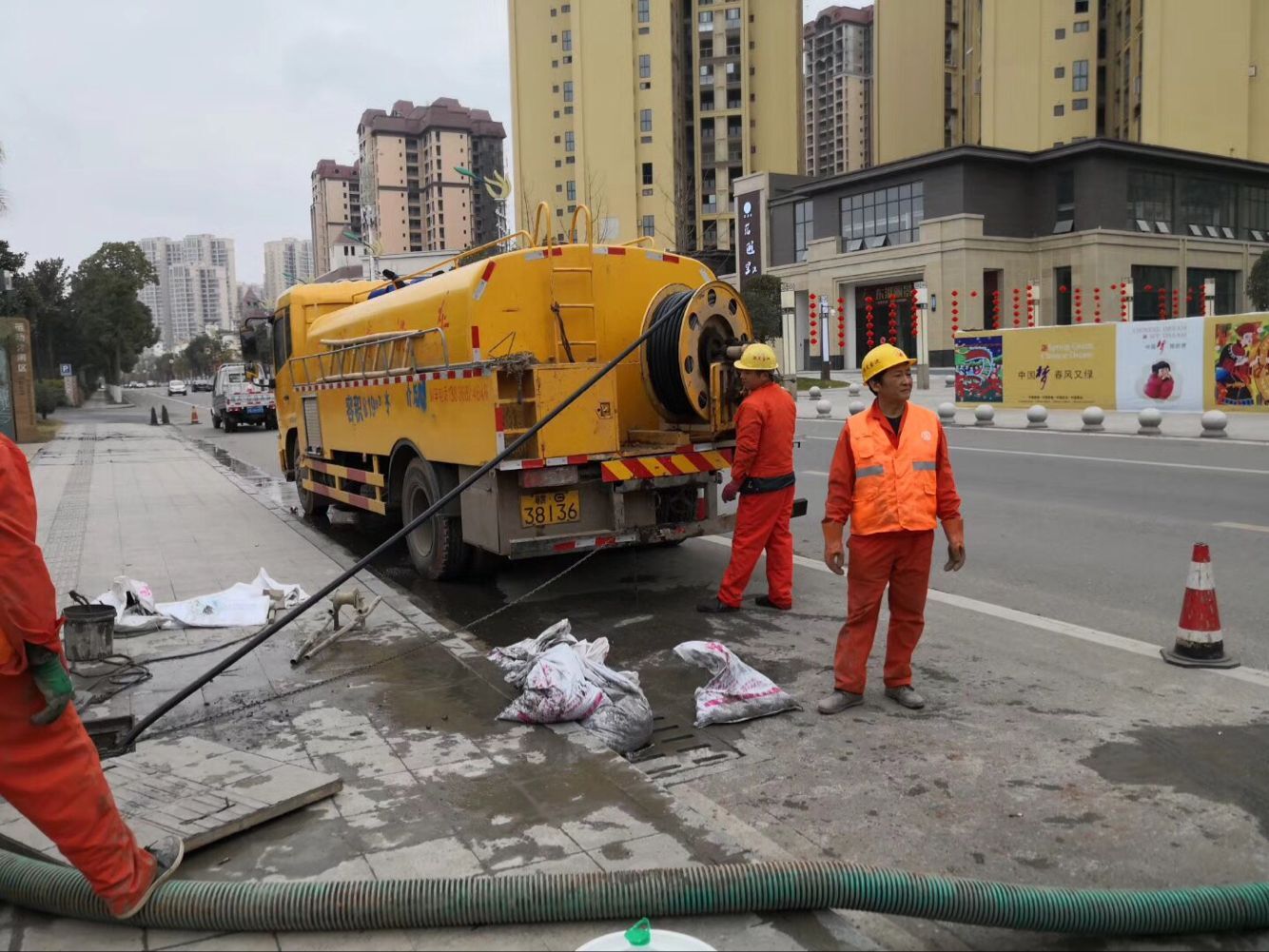 寿光排污管道清淤-管道清洗